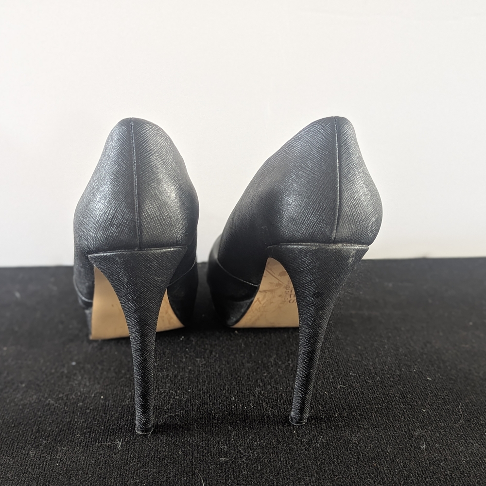 Charles David Black Peep-Toe Heels - Picture 3 of 3